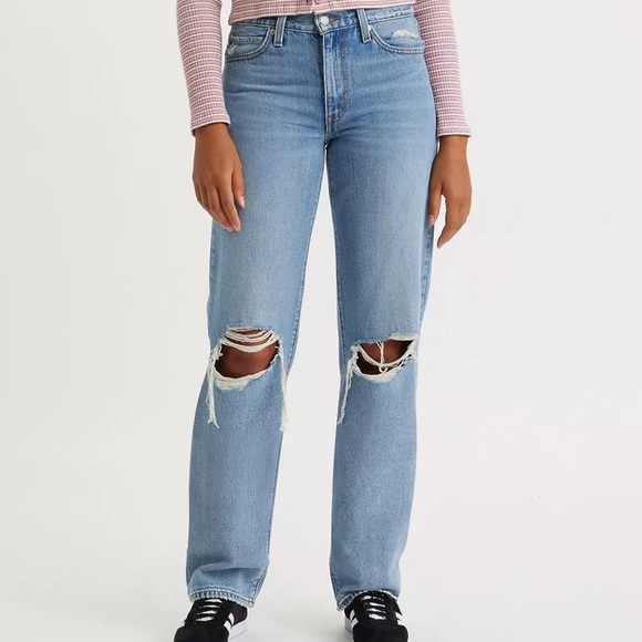 Levi’s 94 Baggy High Rise Straight Leg Jeans Size 24 - Picture 1 of 6